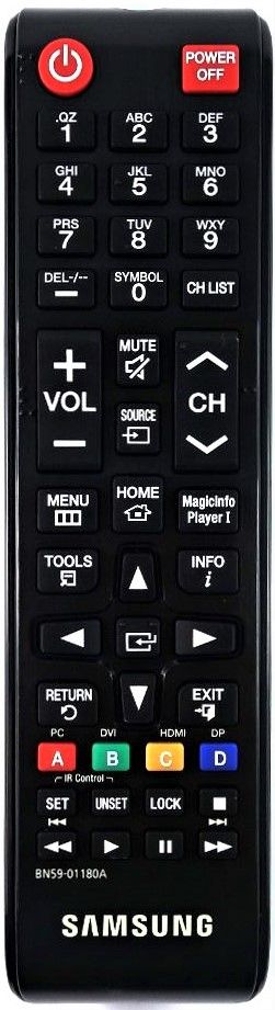 SAMSUNG PH49F, PH55F, PM32F, PM43F, PM49F, PM55FPH43F, QB43R-N, QB49R-N, QB55R-N, QB65R-N, QB75R-N - eredeti gyári távirányító