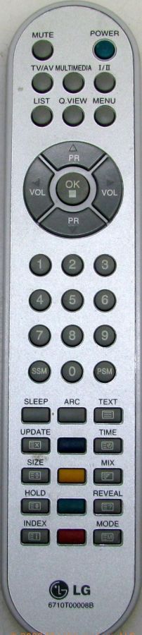 LG 6710T00008B - eredeti gyári távirányító
