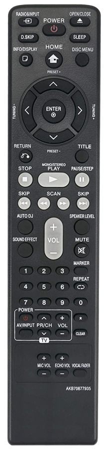 LG AKB70877943 - helyettesítő távirányító