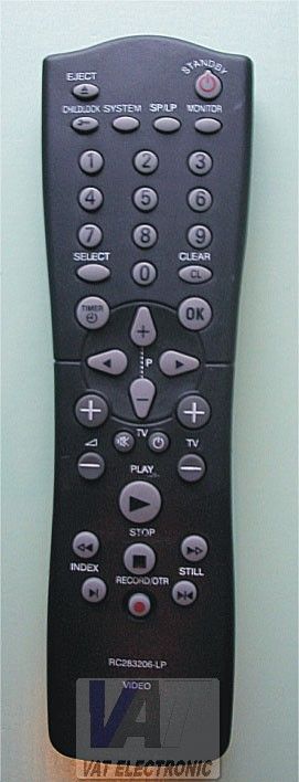 PHILIPS 482221910498, RC283206, RT184/101, RC25184 - helyettesítő távirányító