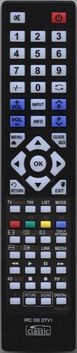 CLASSIC IRC84053 PROGRAMMABLE - Replacement remote control