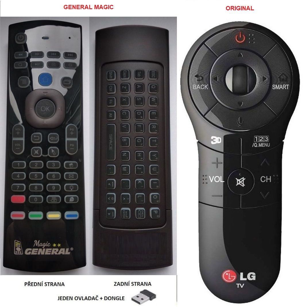 LG AN-MR400, AKB73855601, AKB73775901, AKB73757501 - mágikus   


kompatibilis General márkájú távirányító