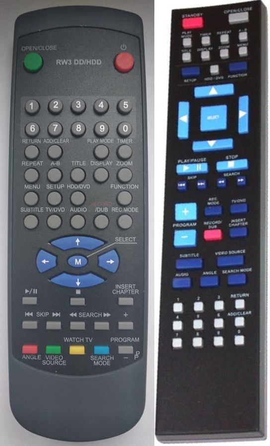 HYUNDAI HDVR5080X, HDVR5160X - távirányító - duplikátum