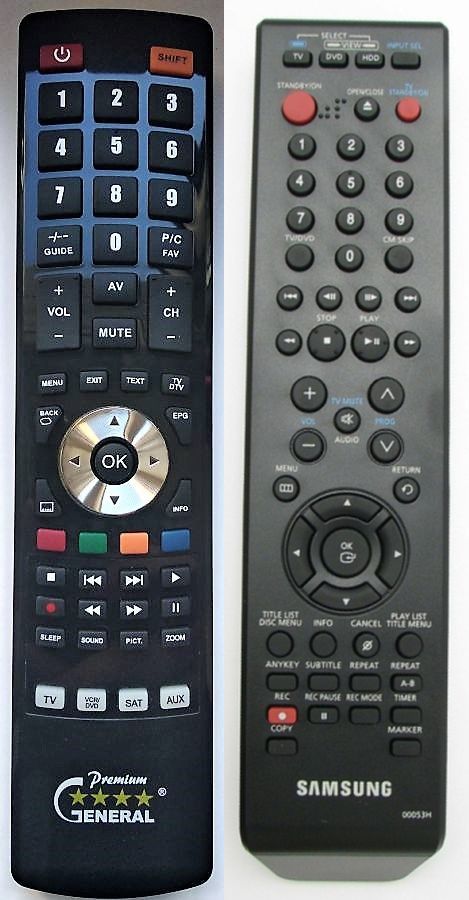 SAMSUNG AK59-00053H -   


kompatibilis General márkájú távirányító