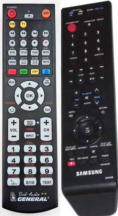 SAMSUNG AK59-00055B -   


kompatibilis General márkájú távirányító