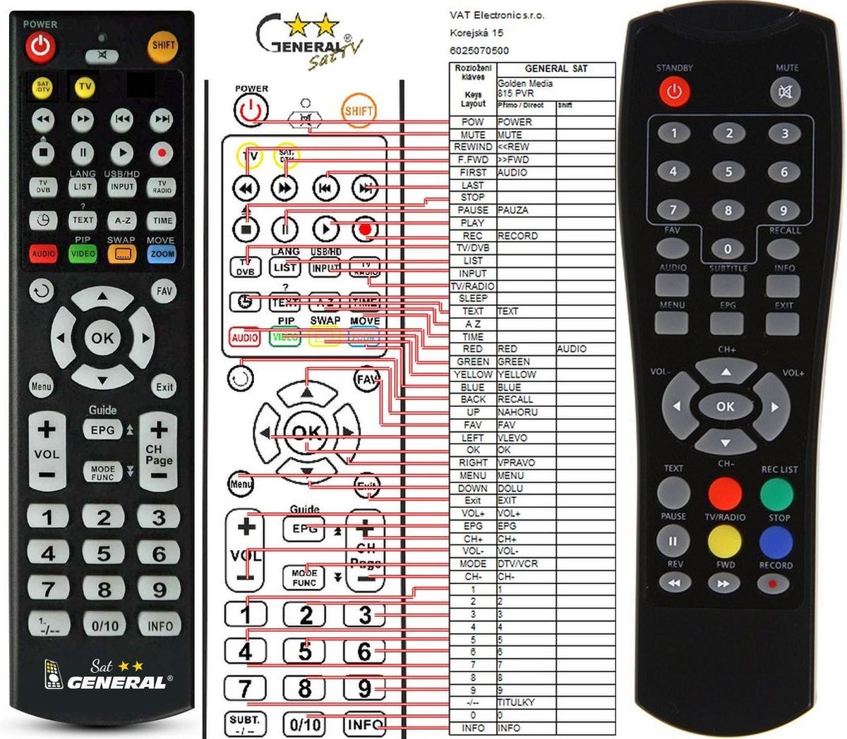 GOLDEN MEDIA Tbox 815 PVR -   


kompatibilis General márkájú távirányító
