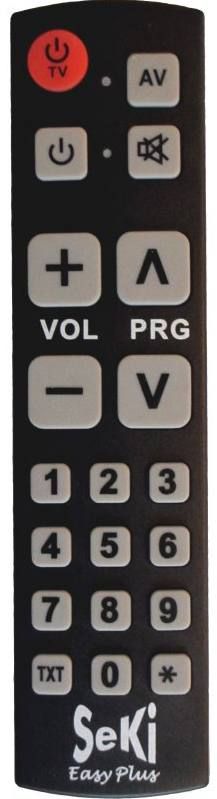SEKI EASY PLUS black - learning remote control