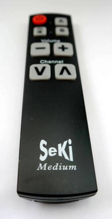 SEKI MEDIUM black - learning remote control