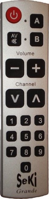 SEKI GRANDE silver - learning remote control