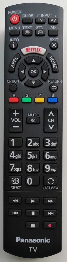 PANASONIC N2QAYB001008 - eredeti gyári távirányító