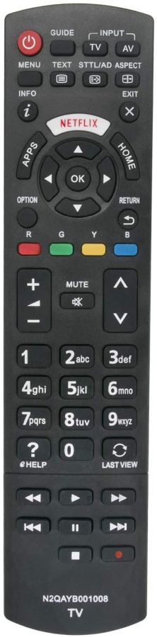PANASONIC N2QAYB001008 - helyettesítő távirányító