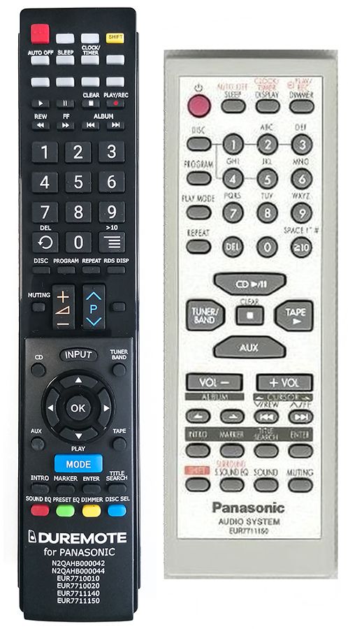 PANASONIC EUR7711150 - távirányító duplikátum
