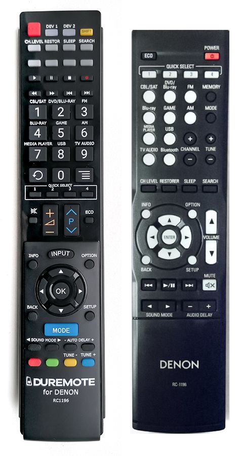 DENON RC-1196 - távirányító duplikátum