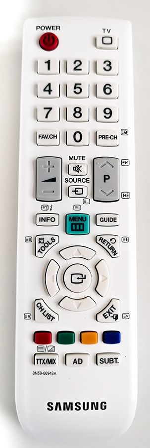 SAMSUNG BN59-00942A white/bily - eredeti gyári távirányító