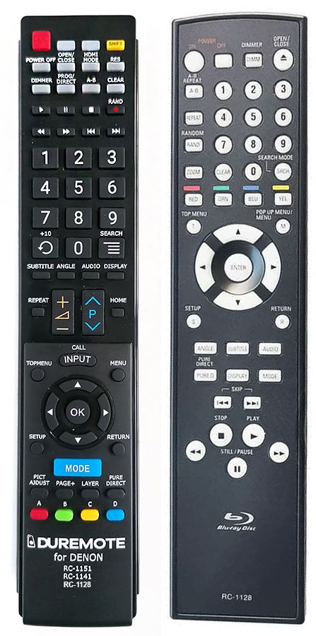 DENON RC-1128 - távirányító duplikátum