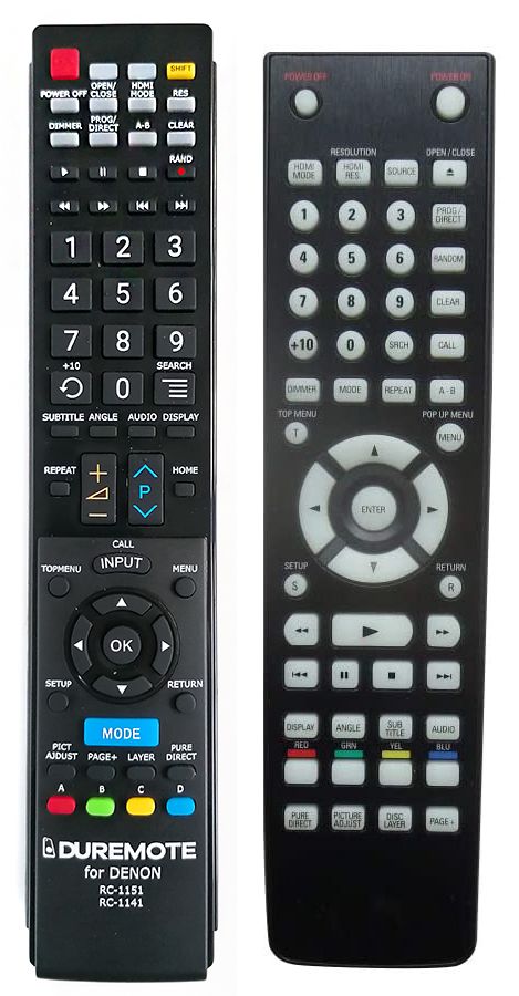 DENON RC-1141 - távirányító duplikátum
