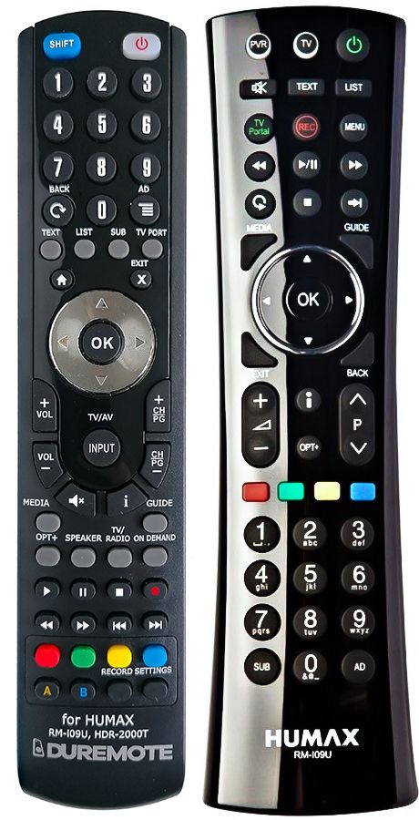 HUMAX RM-I09U, RM-109U - távirányító