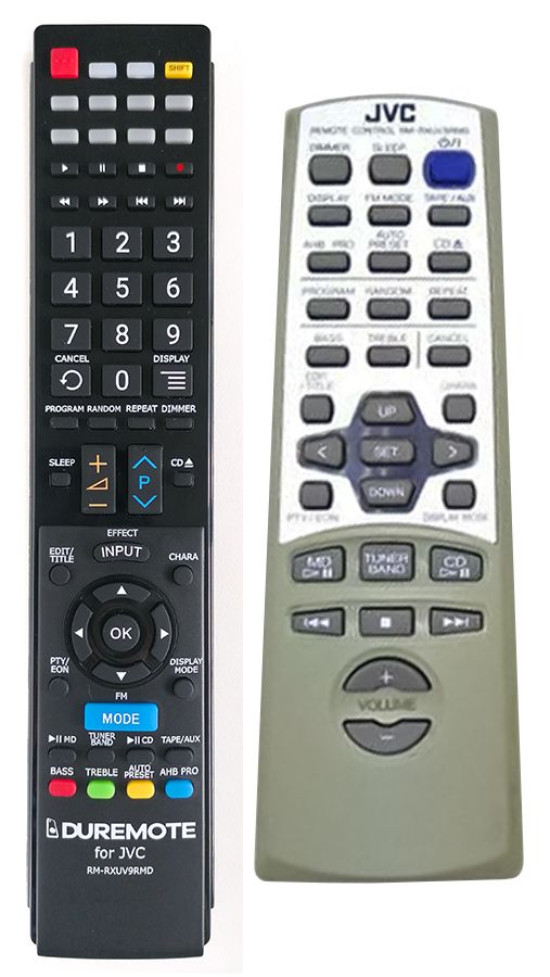 JVC RM-RXUV9RMD - távirányító duplikátum