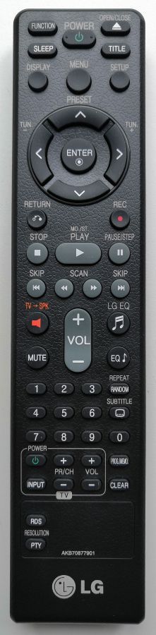 LG AKB70877901, AKB70877902 - eredeti gyári távirányító