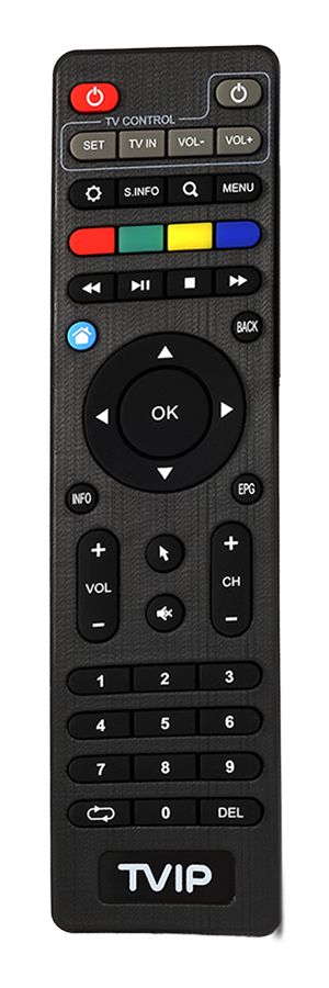 TVIP S-BOX v.300, V410, V412, V415, V415.se, V530, V600, V605,  - eredeti gyári távirányító