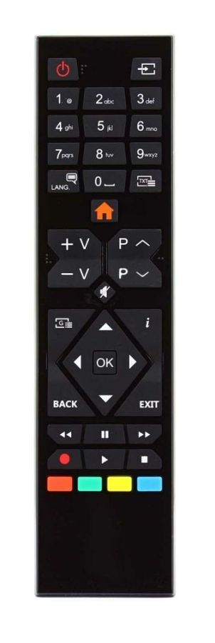 JVC LT-24VH42N, LT-24VH4905, LT-32VF42L, LT-32VF42M, LT-32VH4905, LT-40VF42M, LT-43VF42L, LT-43VF4905, LT-40VF42L - helyettesítő távirányító