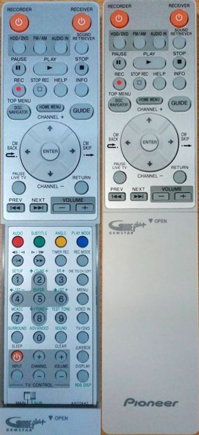 PIONEER AXD7482 - eredeti gyári távirányító