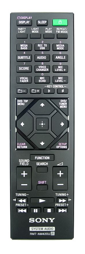 SONY RMT-AM420U - eredeti gyári távirányító