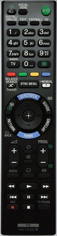 SONY RMT-TZ120E - helyettesítő távirányító
