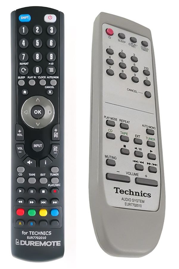 TECHNICS EUR7702010 - távirányító duplikátum