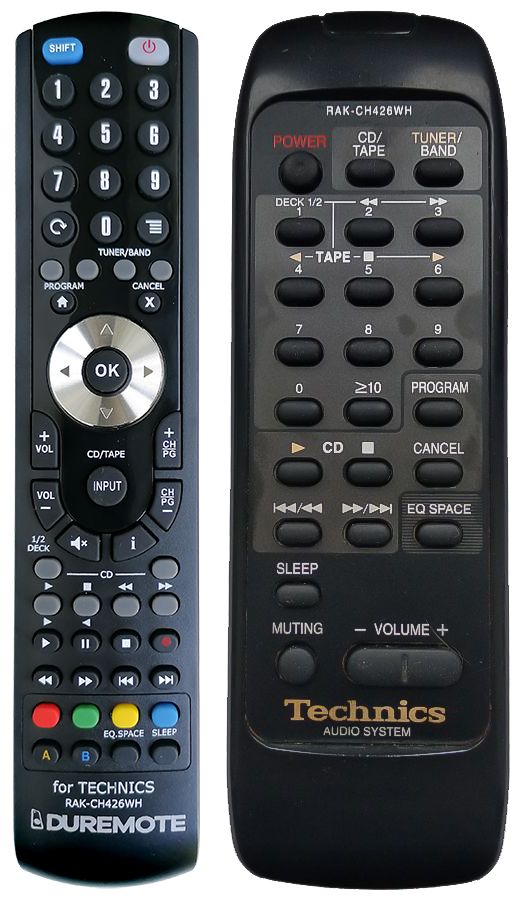 TECHNICS RAK-CH426WH - távirányító duplikátum