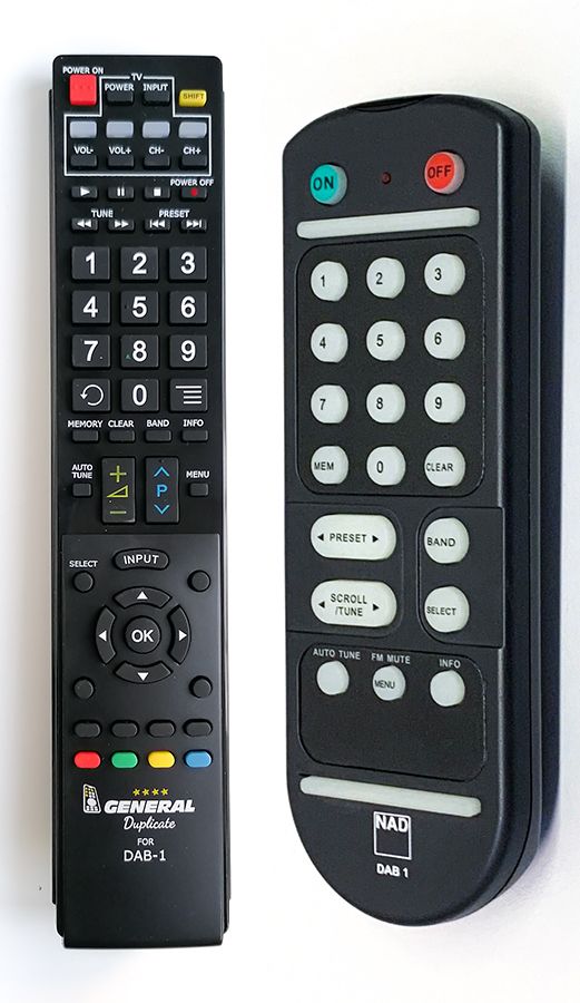 NAD DAB-1 - távirányító duplikátum