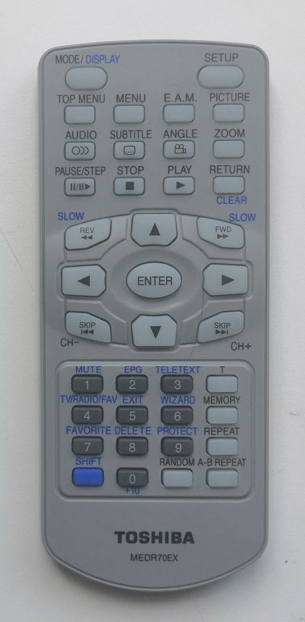TOSHIBA MEDR70EX - eredeti gyári távirányító