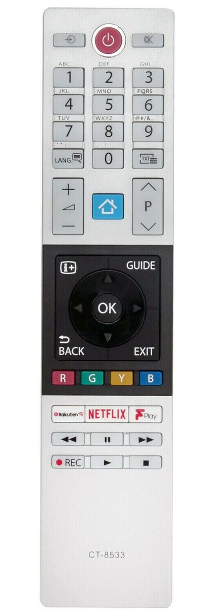 TOSHIBA CT-8533 - helyettesítő távirányító