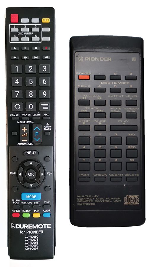 PIONEER CU-PD052 - távirányító duplikátum