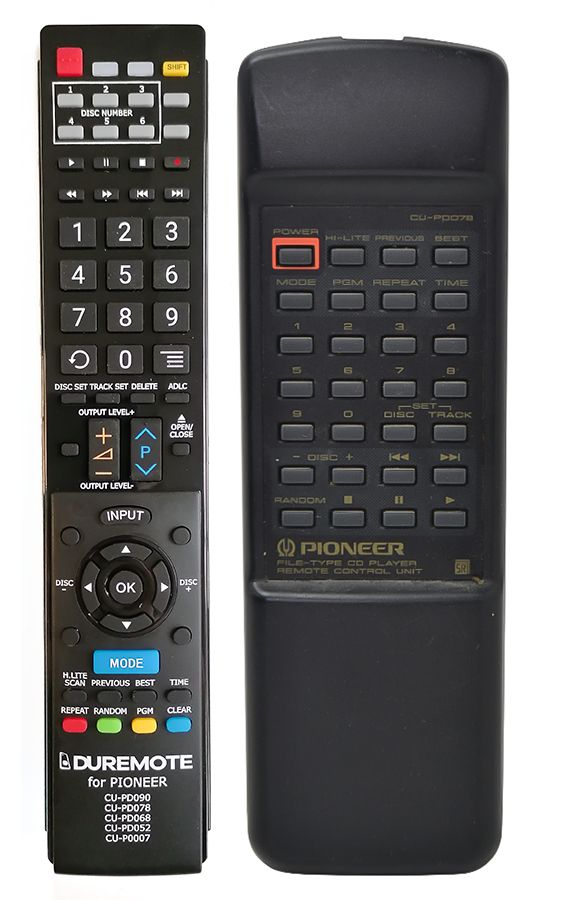 PIONEER CU-PD078 - távirányító duplikátum