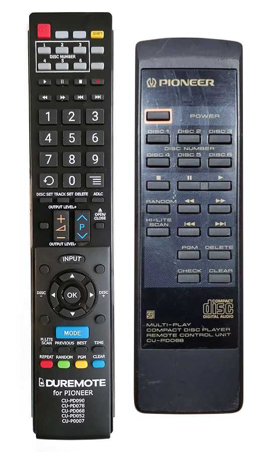 PIONEER CU-PD068 - távirányító duplikátum