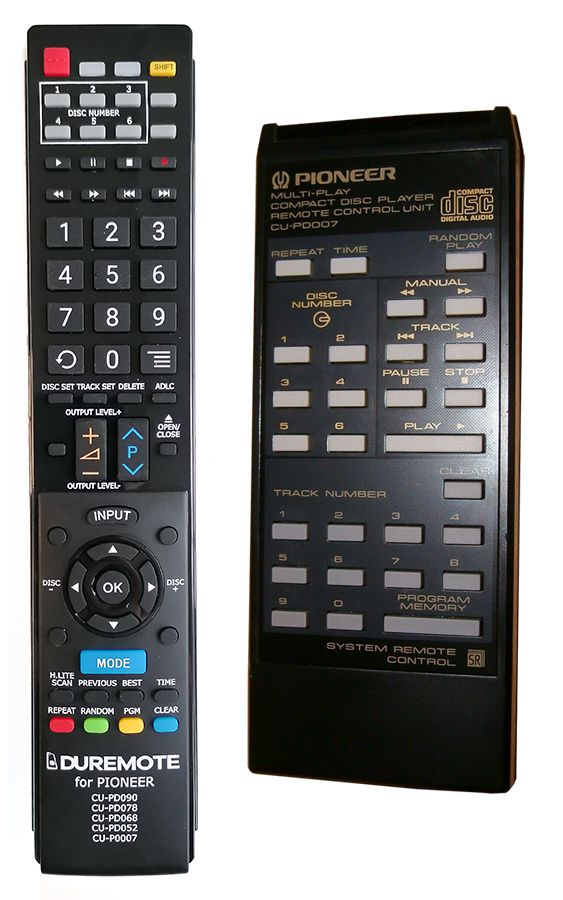 PIONEER CU-PD007 - távirányító duplikátum