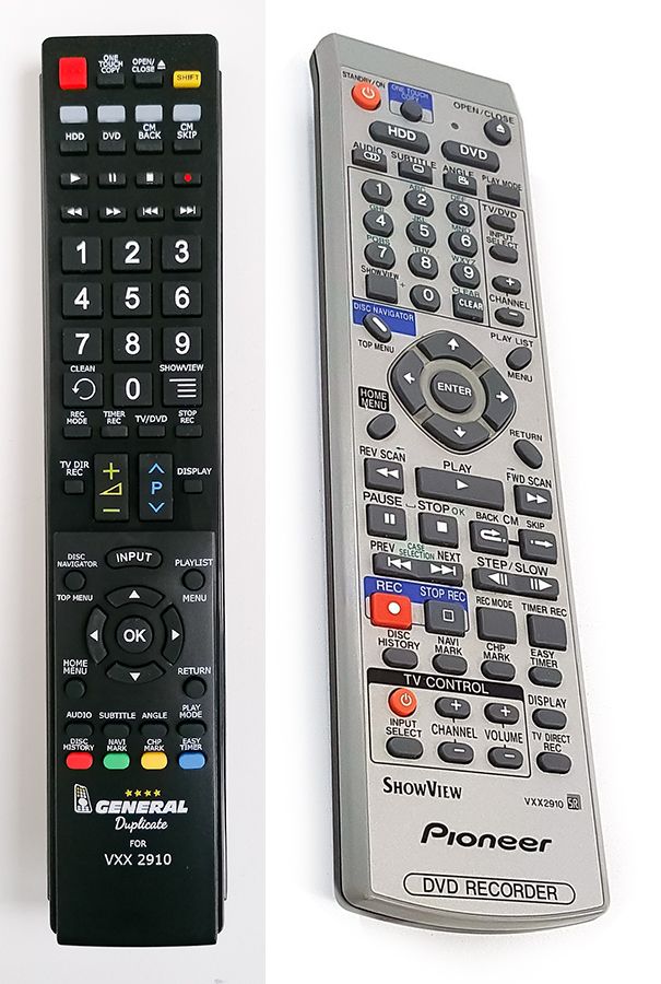 PIONEER VXX2910 - távirányító duplikátum