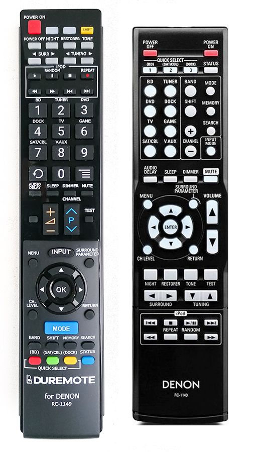 DENON RC-1149, 307010085006D - távirányító duplikátum