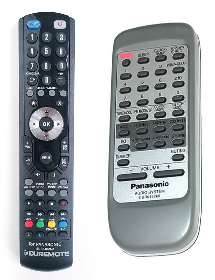 PANASONIC EUR648260 - távirányító duplikátum