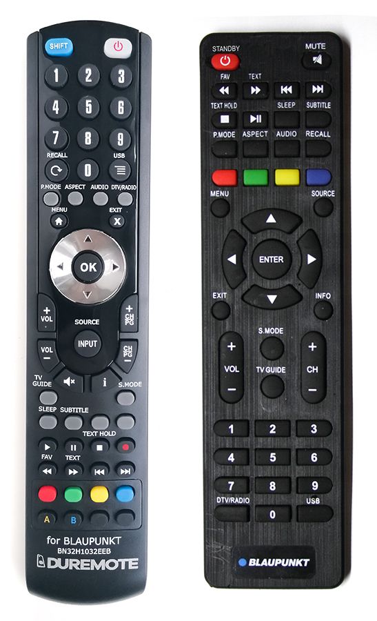 BLAUPUNKT  RMC/CBU/0001N, BN50U2042, BN32H1032, BN24H1032, BLN40F1042E0EB55P - távirányító duplikátum