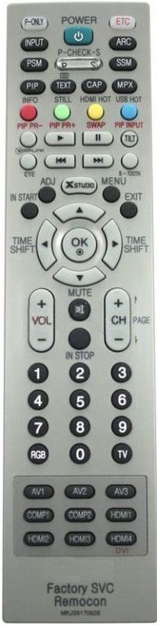 LG MKJ39170828, MKJ39170829 - helyettesítő szerviz távirányító