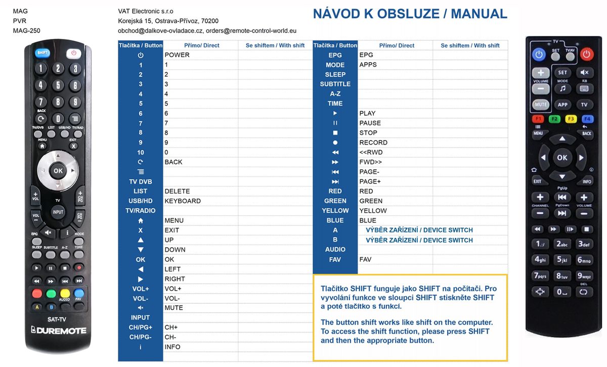 INFOMIR 250, 254, 256, 270, 322, 324, 351, 410, 420, 425, 520, 522, 524  IPTV Set Top Box -   


kompatibilis General márkájú távirányító