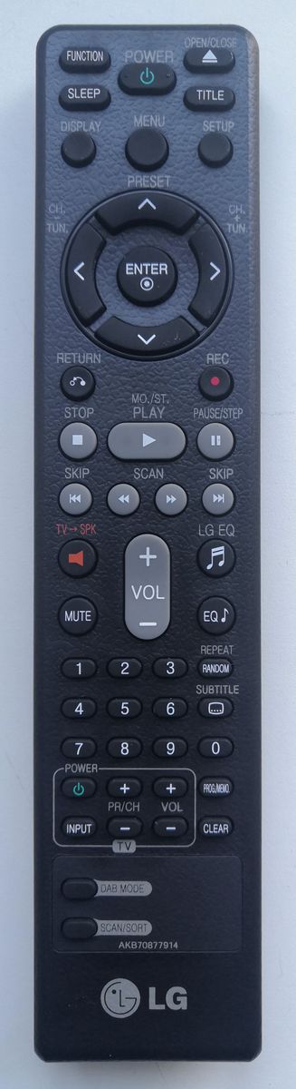 LG AKB70877914 - eredeti gyári távirányító