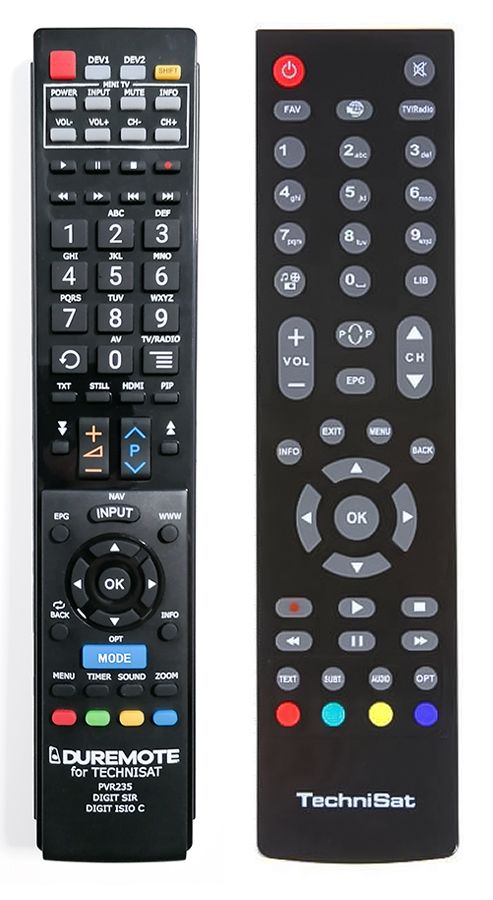 TECHNISAT DIGIT SIR - távirányító duplikátum