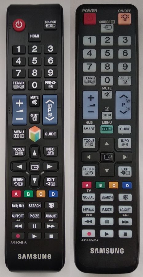 SAMSUNG AA59-00431A (AA59-00581A) - eredeti gyári távirányító
