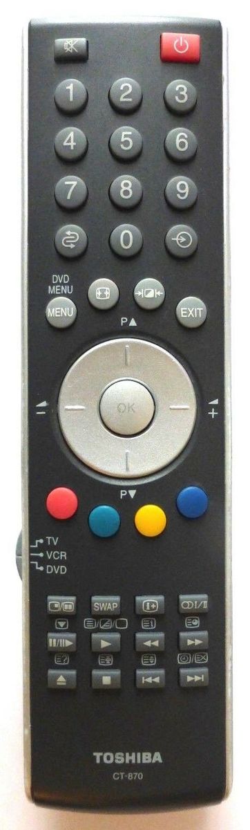 TOSHIBA CT-870 - eredeti gyári távirányító 2. osztály