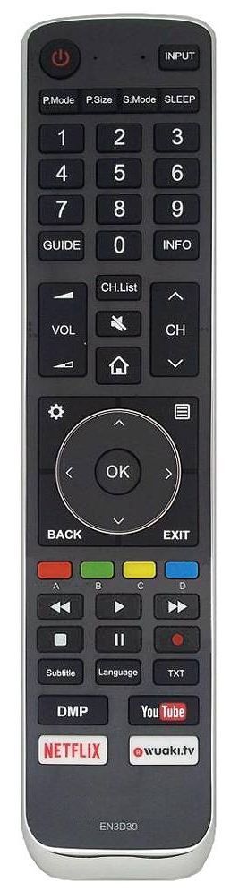 HISENSE EN3G39, T210141 - helyettesítő távirányító