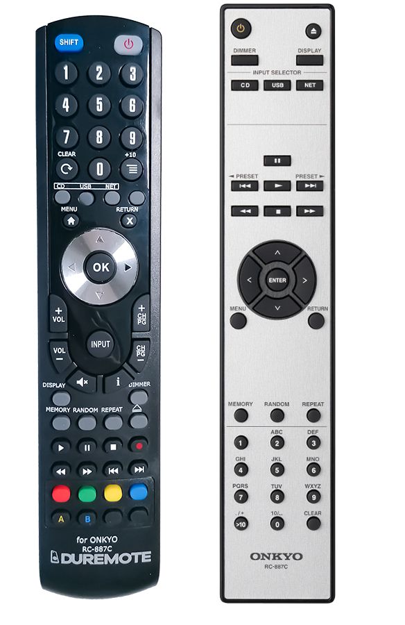 ONKYO RC-887C - távirányító duplikátum