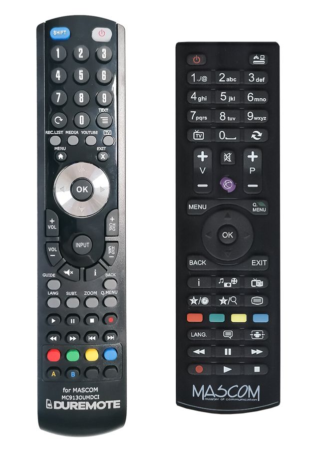 MASCOM MC9130UHDCI - távirányító duplikátum